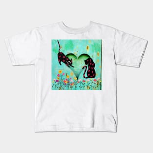 cats love Kids T-Shirt